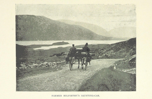 irish idylls - jaunting car