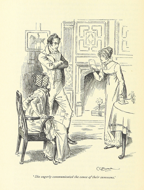 pride and prejudice - communicated the cause of summons