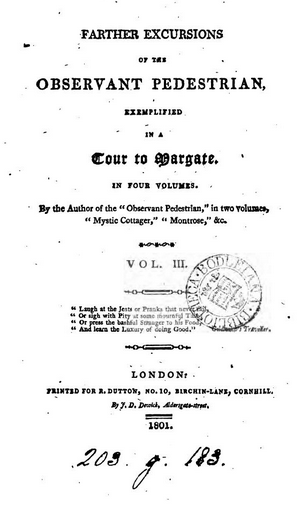 farther excursions of the observant pedestrian