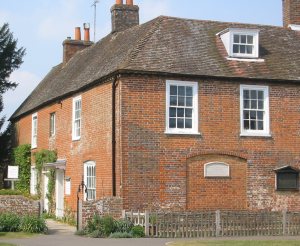 Image of Chawton House in Hampshire, where Jane Austen lived for a period of time.